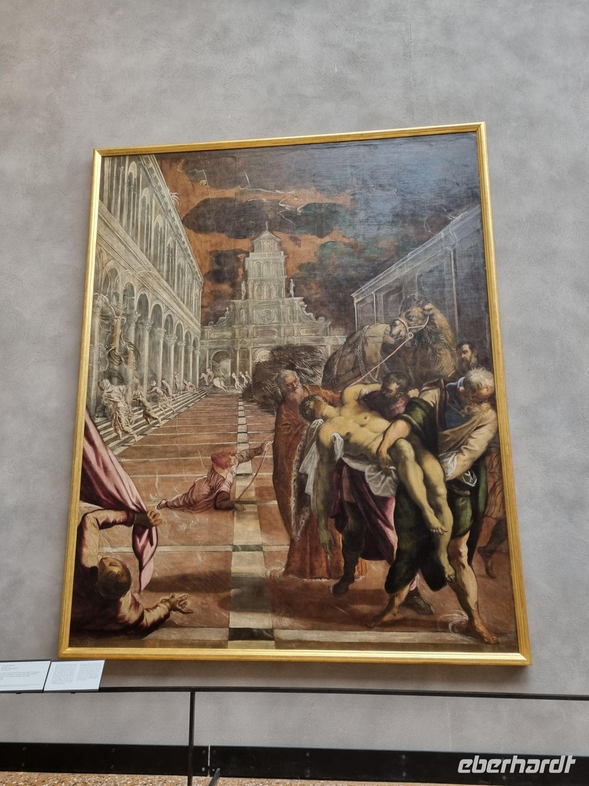 Accademia Galerie - Jacopo Tintoretto (Die Masse in Sicherheit des Körpers von San Marco)
