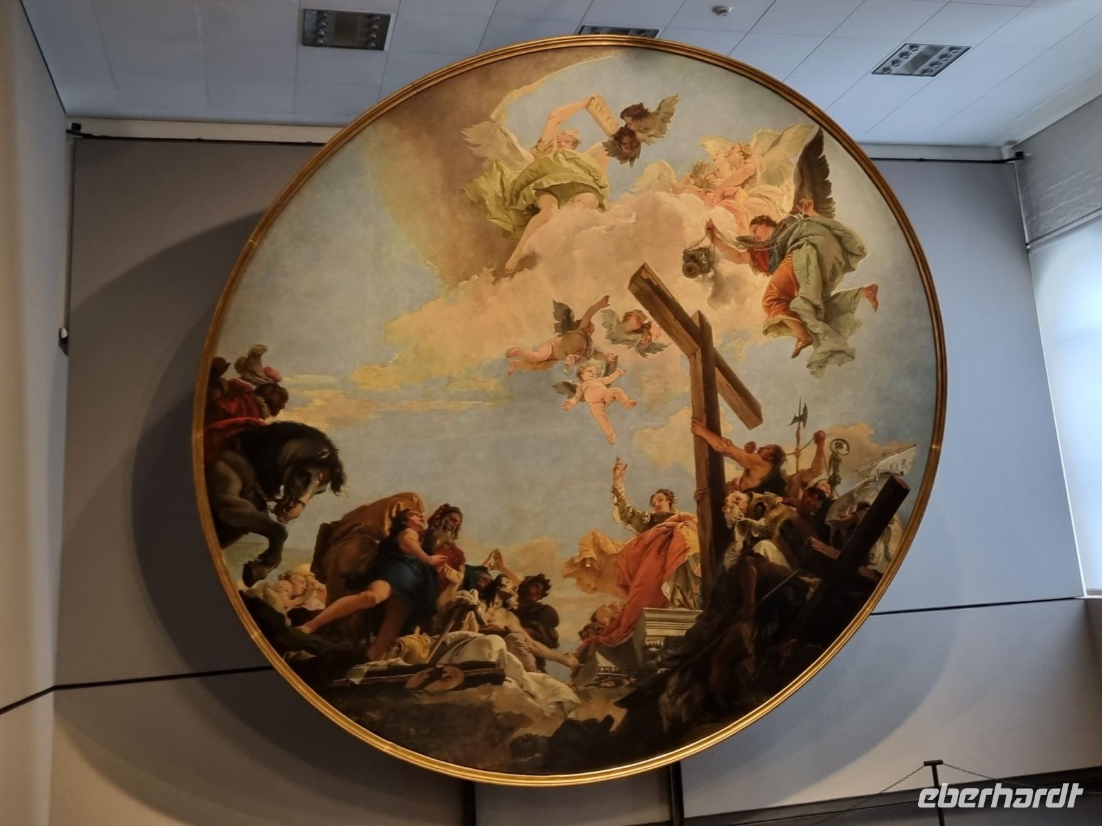 Accademia Galerie - Giambattista Tiepolo (Die Erhöhung des Kreuzes)
