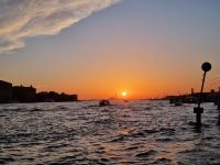 ... ein letzter Sonnenuntergang in Venedig ...