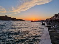 ... ein letzter Sonnenuntergang in Venedig ...