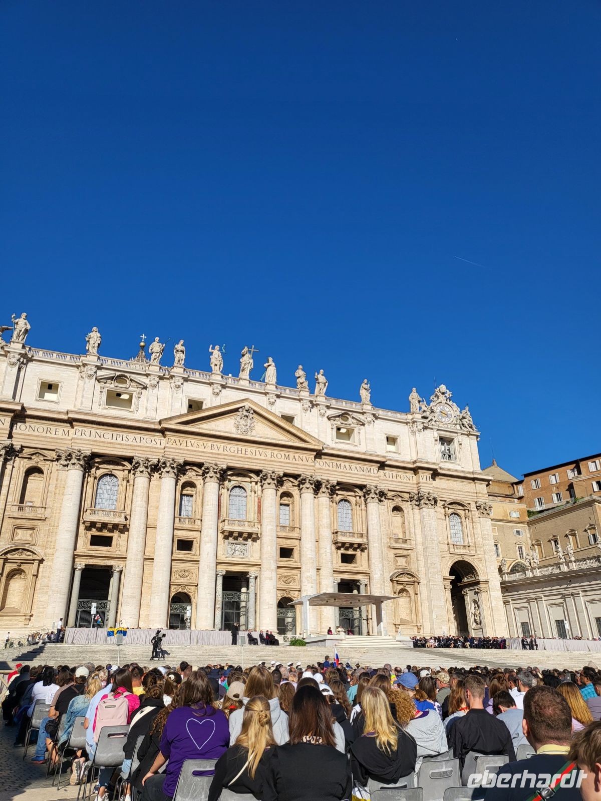 Generalaudienz vor dem Petersdom