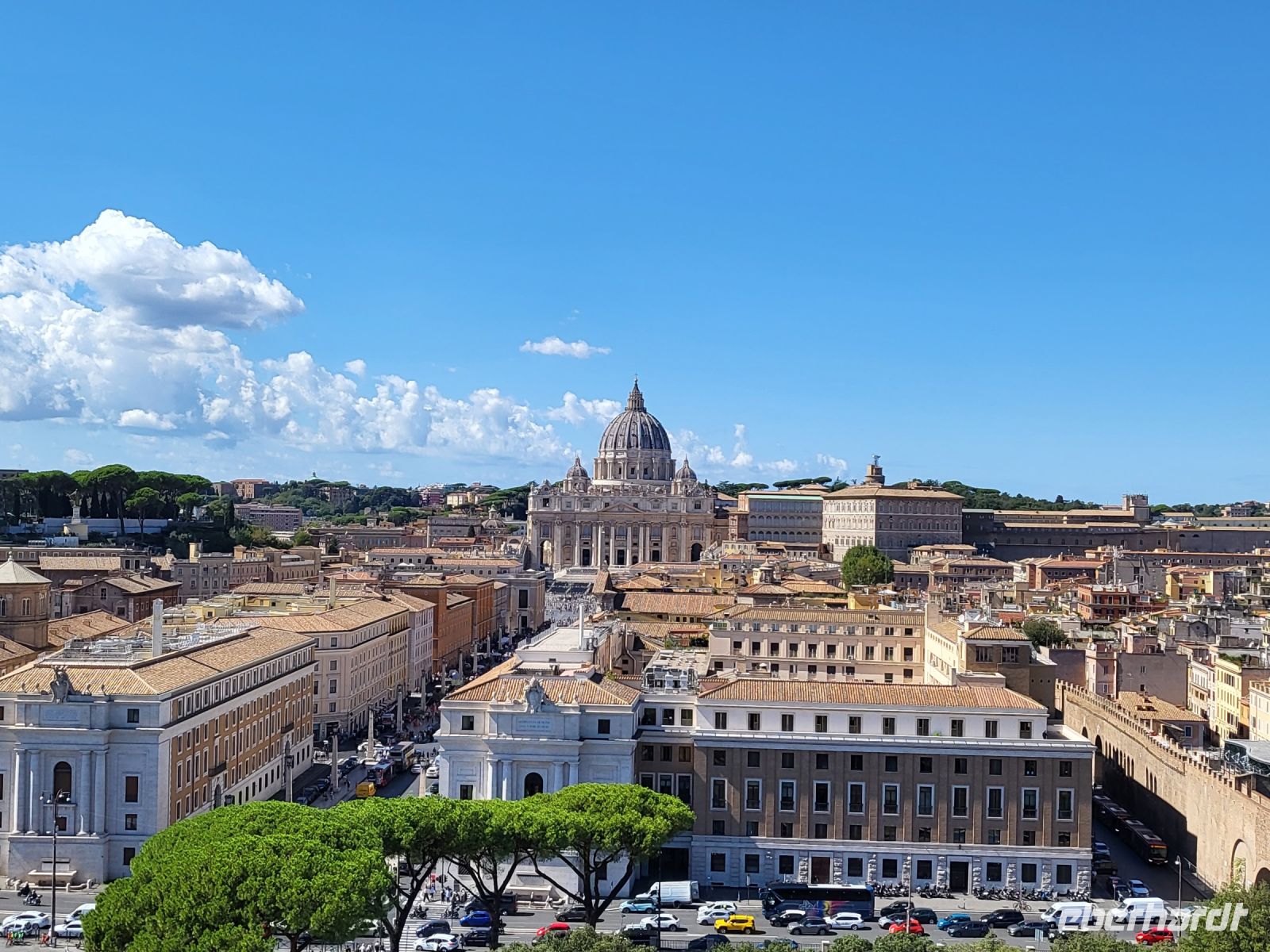 Blick zum Petersdom