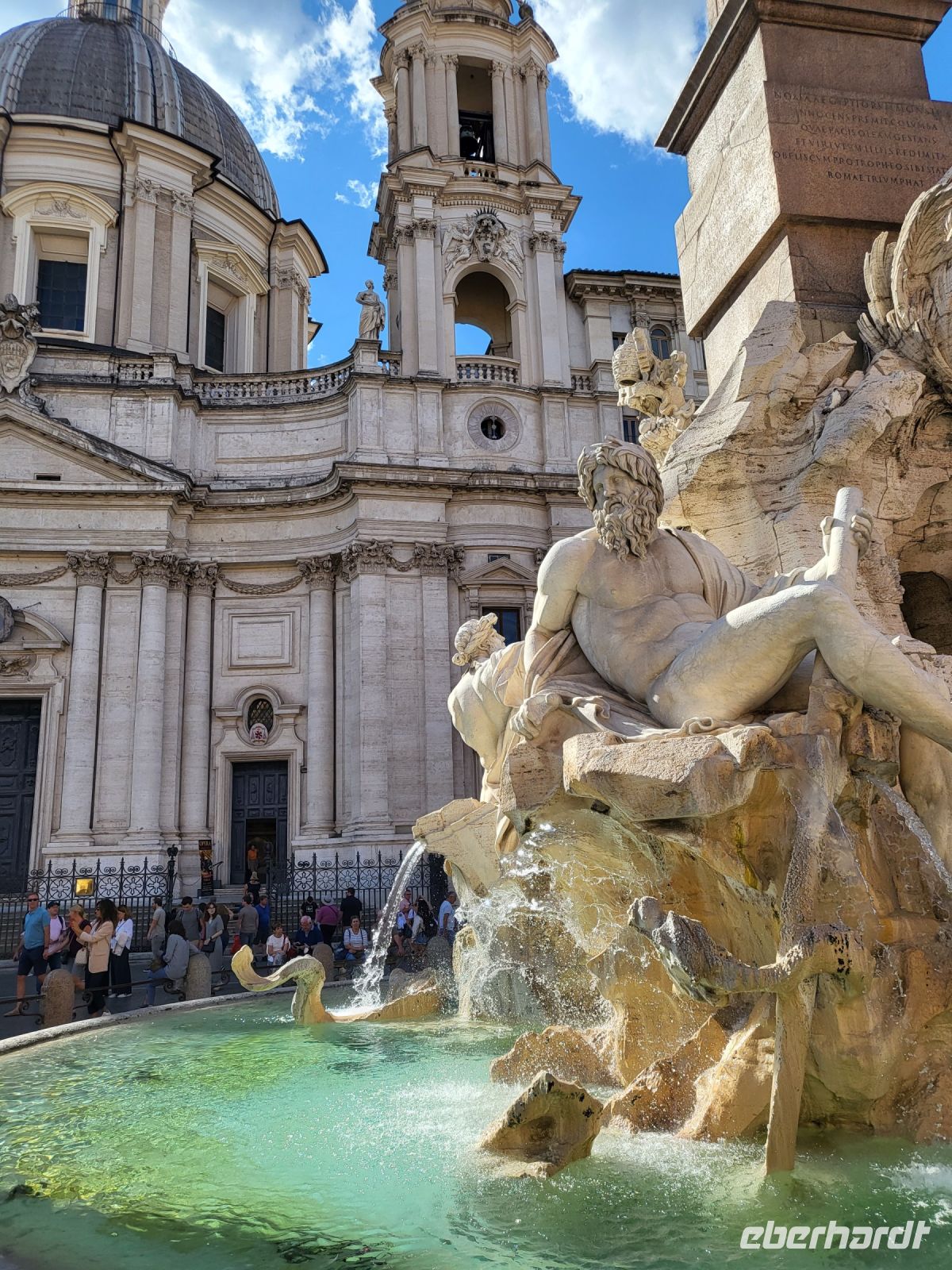 Vier-Ströme-Brunnen auf der Piazza Navona