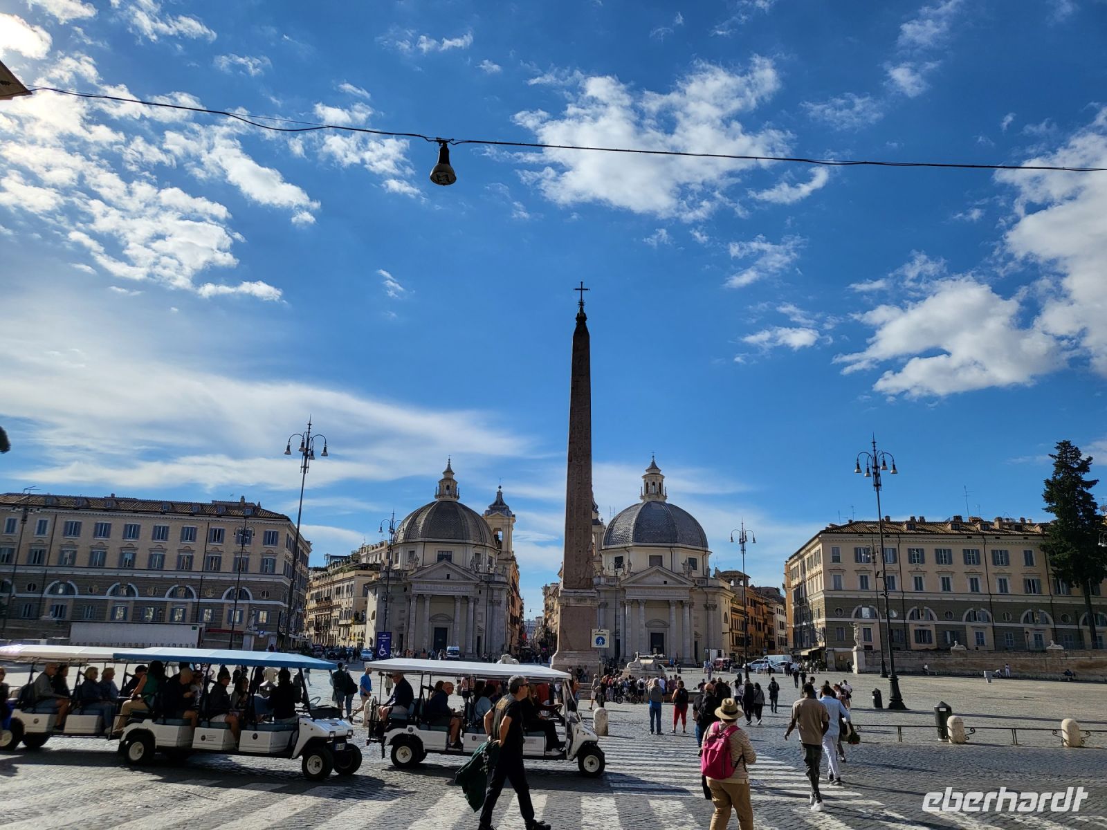 Blick auf die Piazza del Popolo