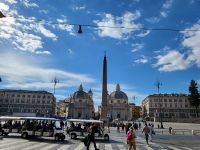 Blick auf die Piazza del Popolo