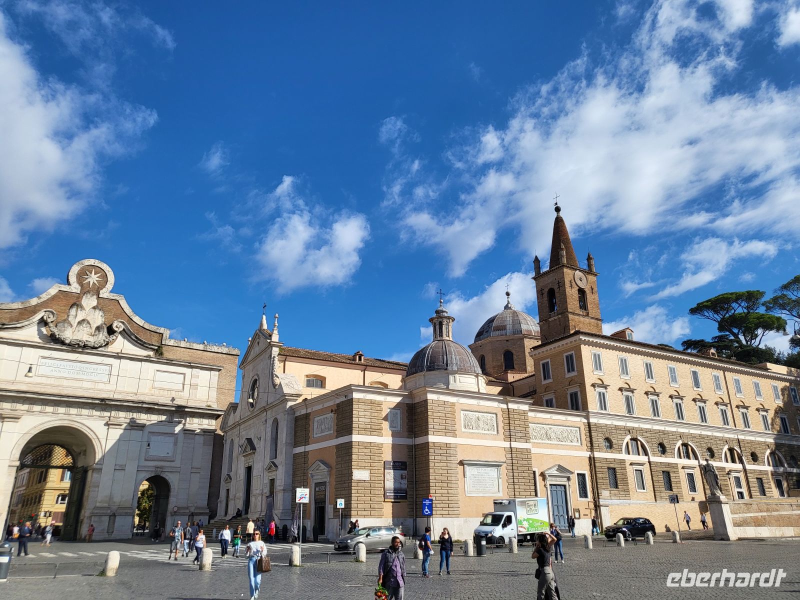 Stadttor von Rom, im Norden der Stadt, Zugang zur Piazza del Popolo