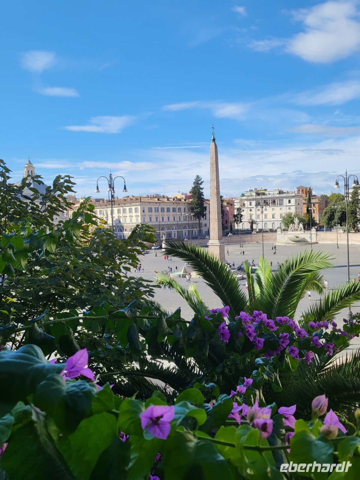 Blick zur Piazza del Popolo