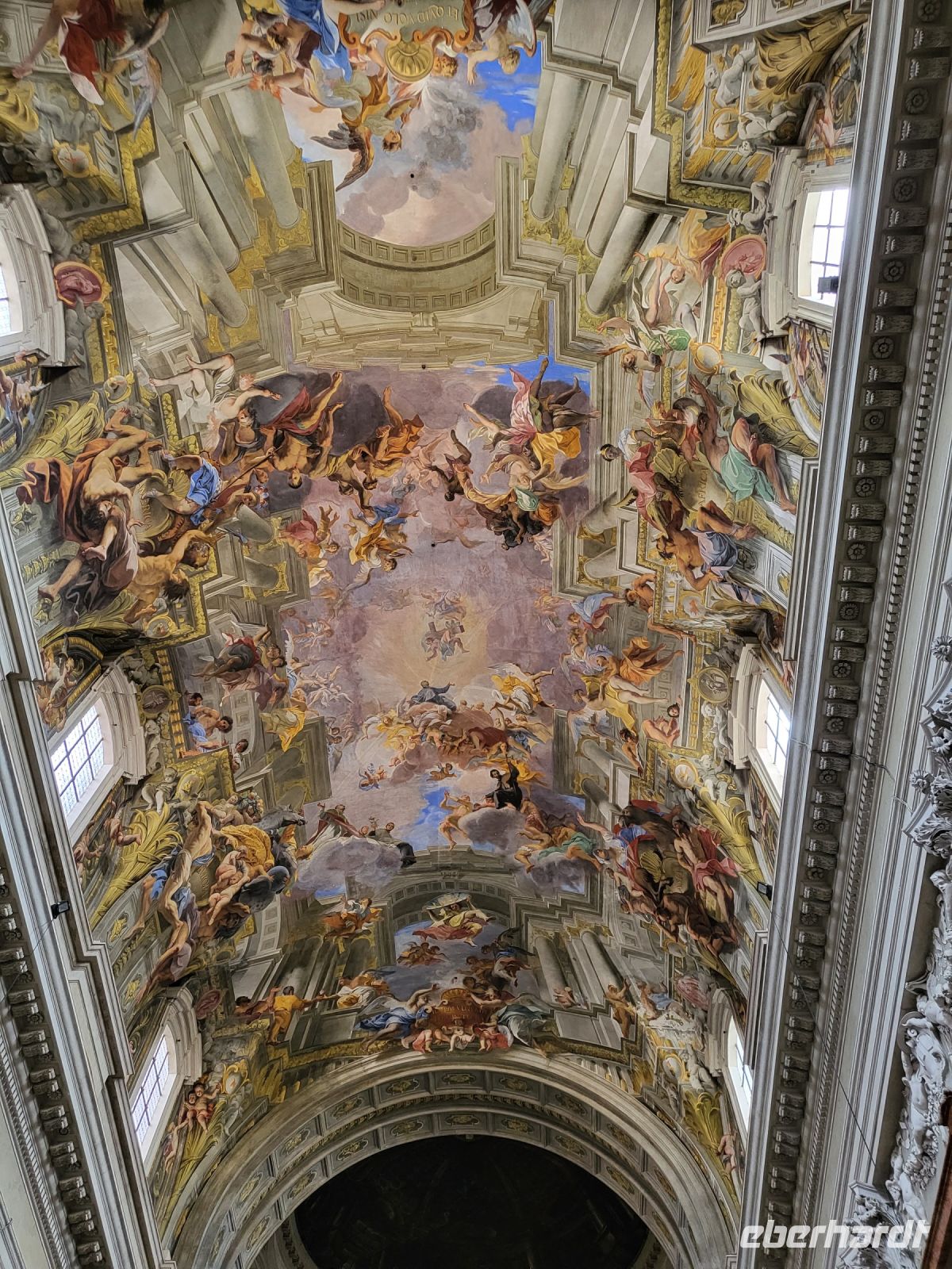 Deckenmalerei in Sant Ignazio di Loyola (Jesuitenkirche)