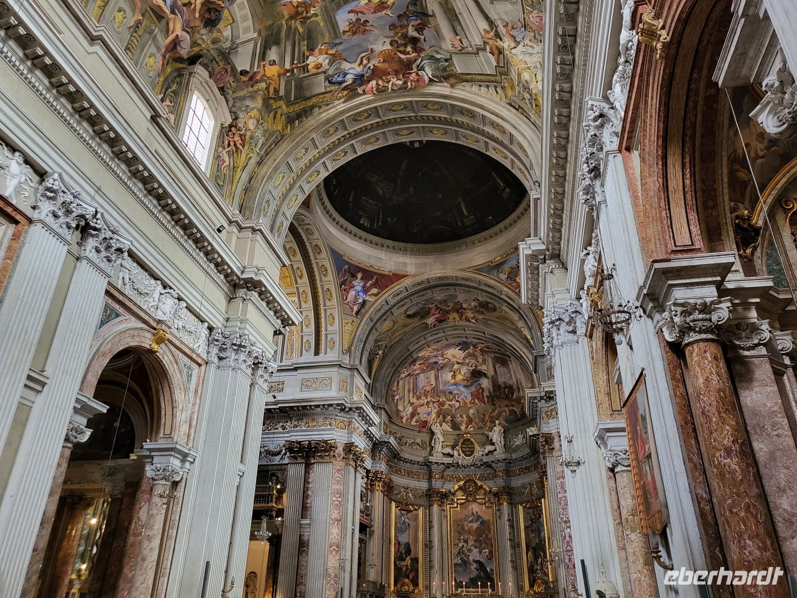 Innenansicht Sant Ignazio di Loyola (Jesuitenkirche)