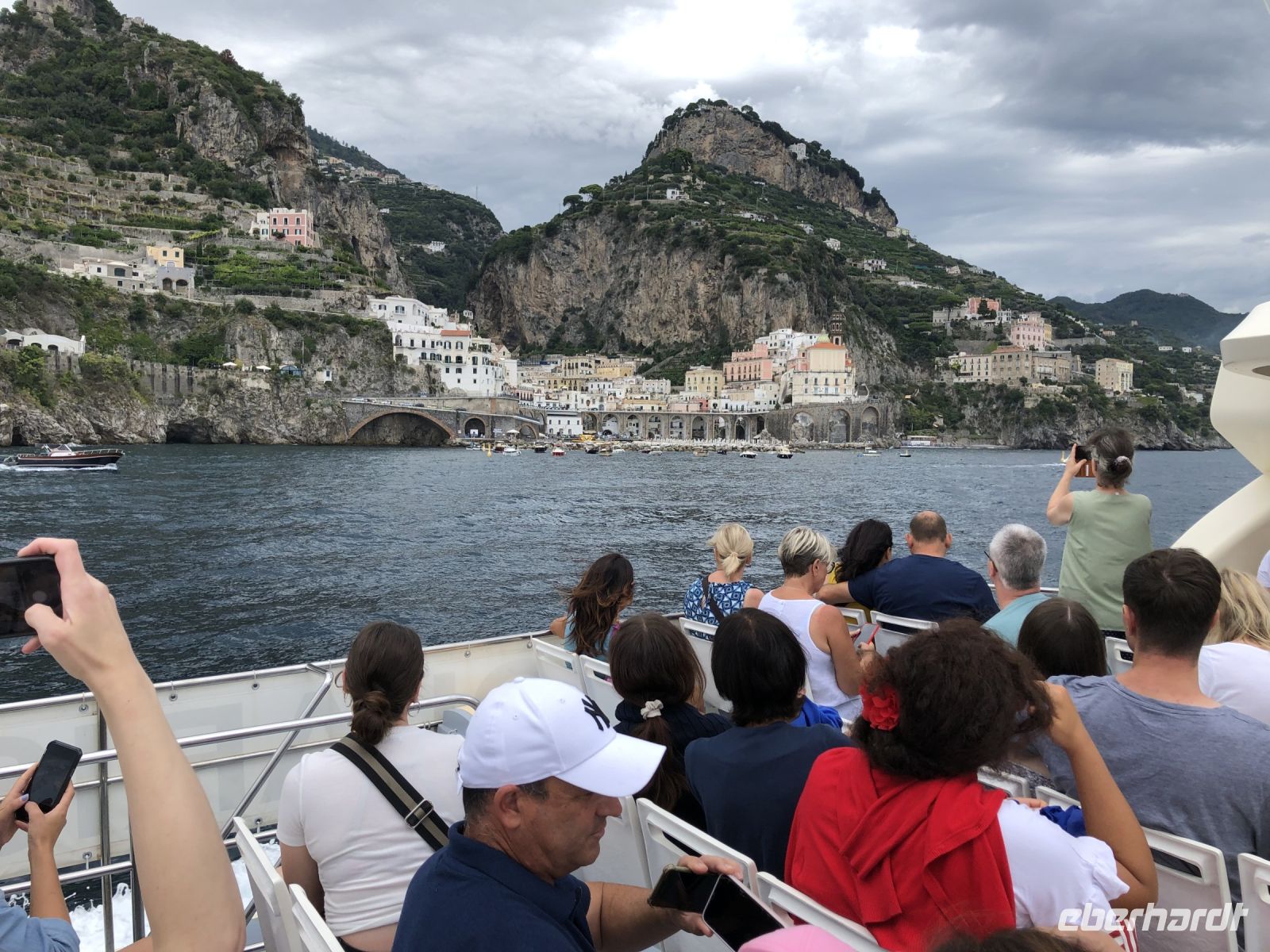 Bootsfahrt - ein kleines Stück entlang der Amalfiküste