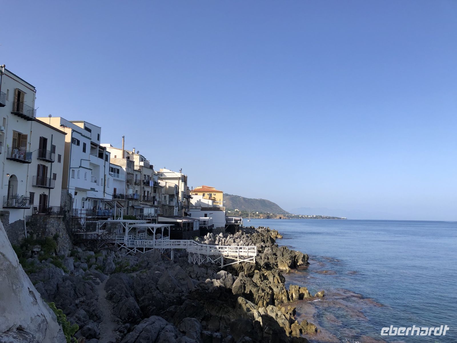 Küstenweg in Cefalú