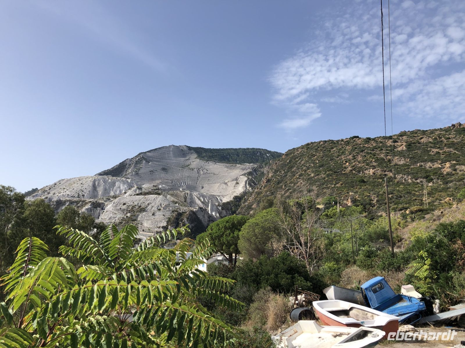 ehemaliger Bimssteinanbau Lipari