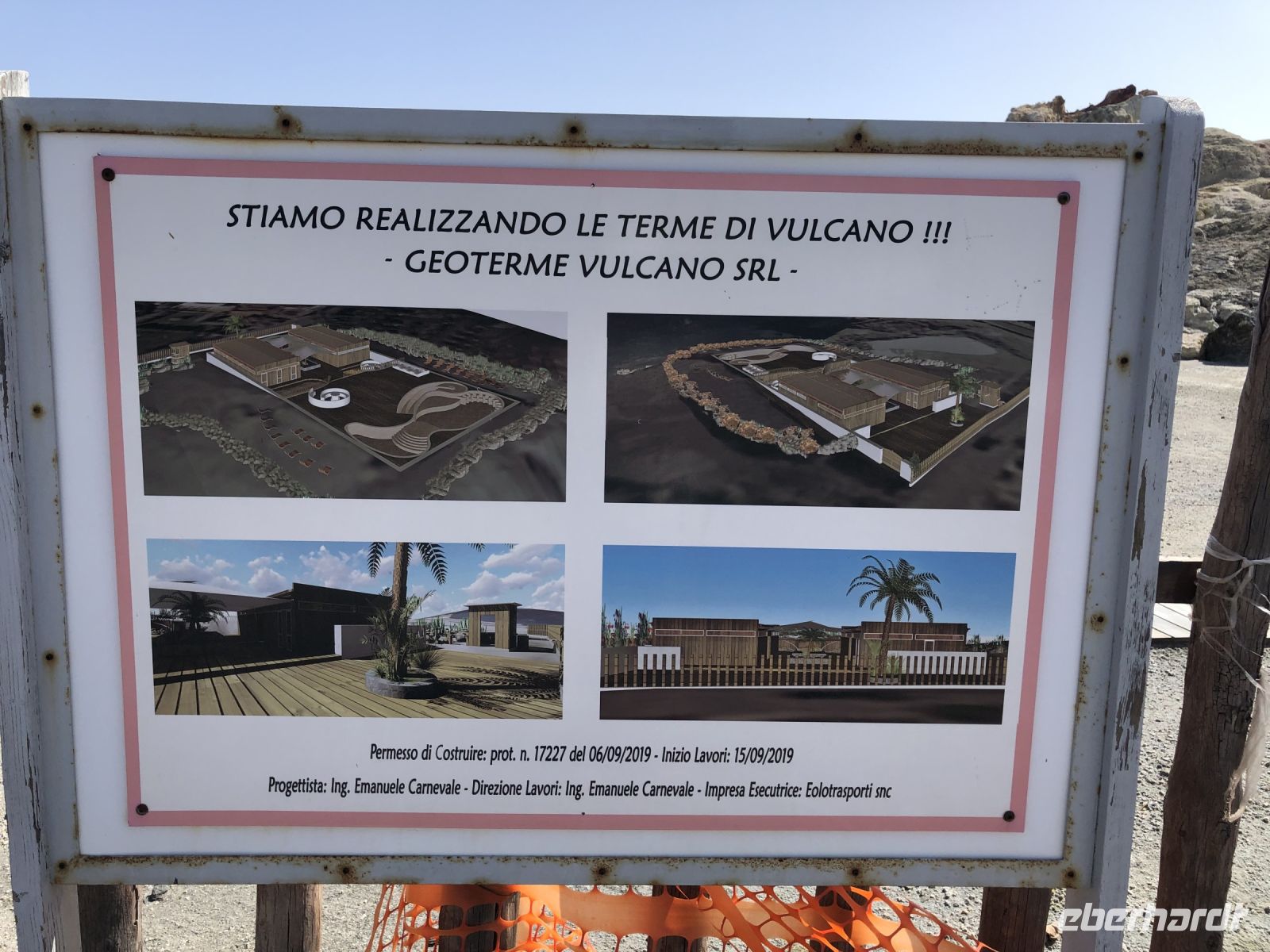 Neubau der Schlammbäder Vulcano