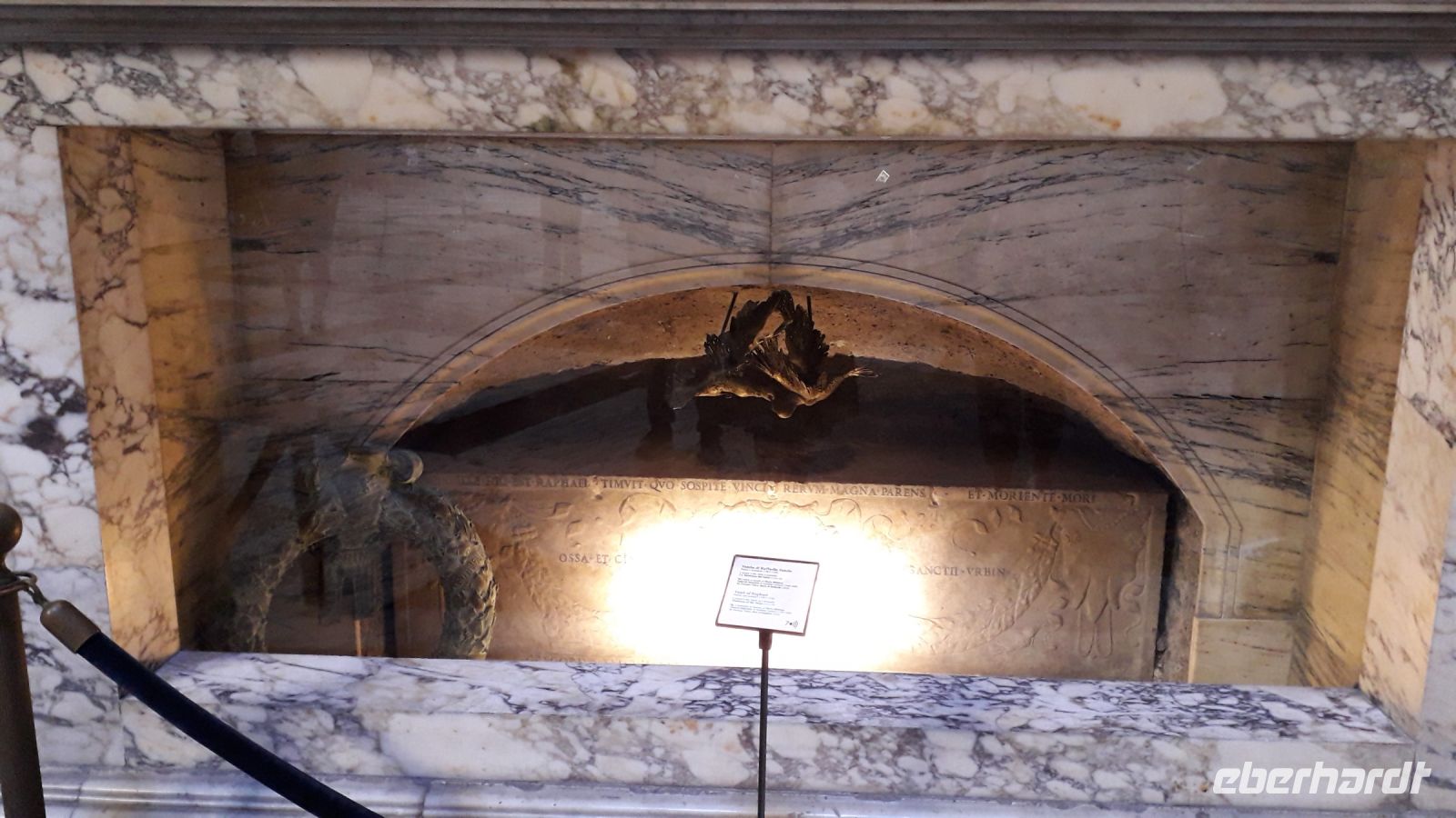 Das Grab von Raffael im Pantheon