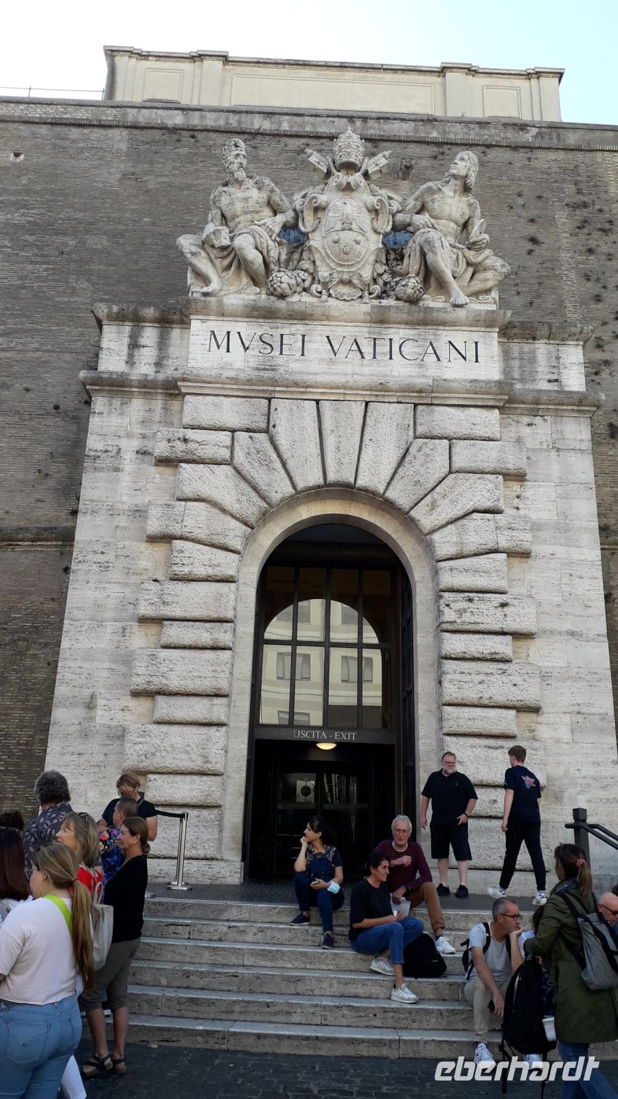Der Eingang zu den Vatikanischen Museen