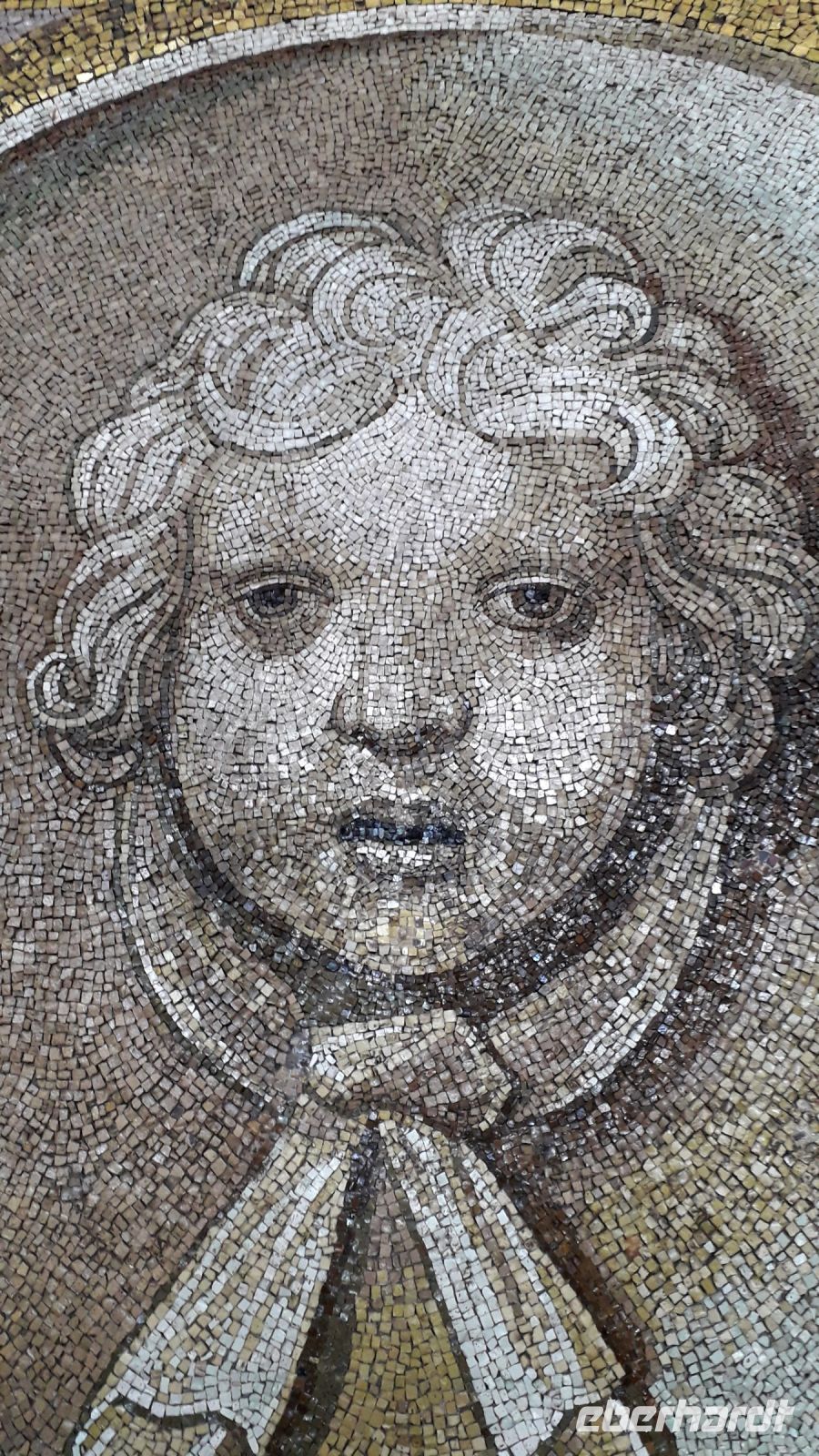 Fragment eines Mosaikgemäldes