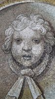 Fragment eines Mosaikgemäldes
