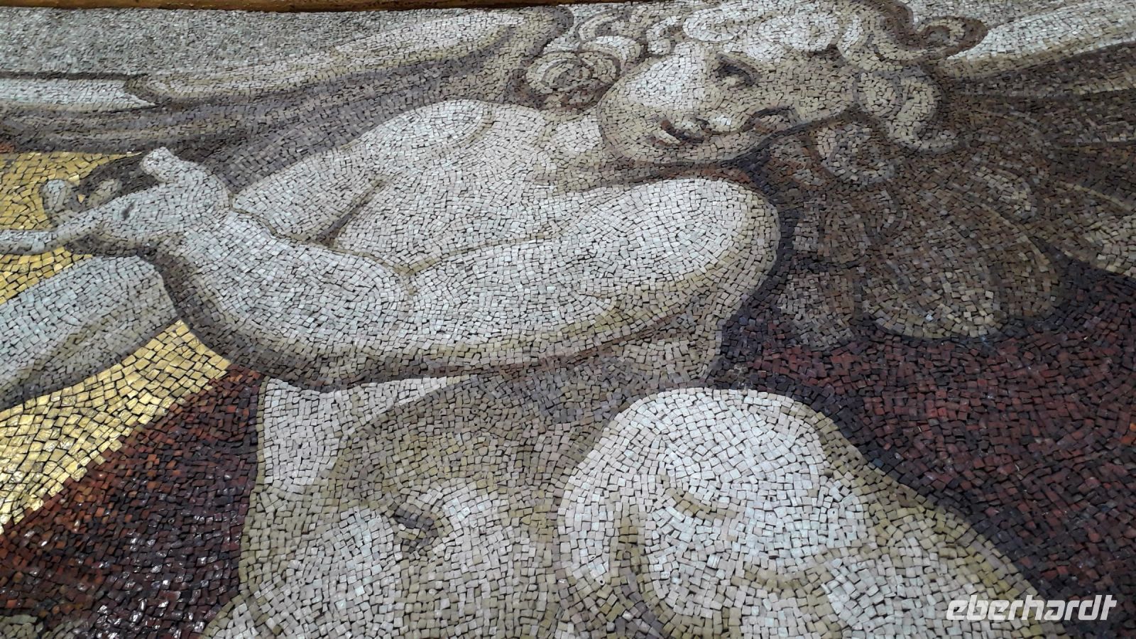 Details des Mosaikgemäldes im Petersdom