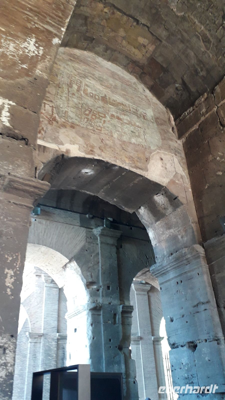 Der Stadtplan von Jerusalem im Kolosseum