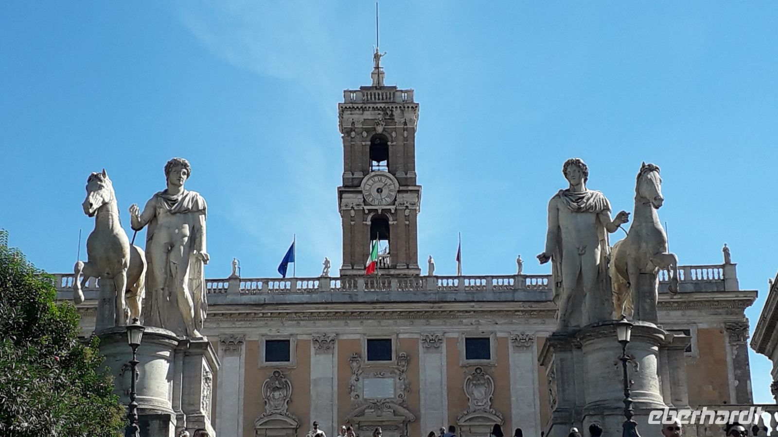 Der von Michelangelo entworfene Kapitolsplatz