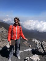 Reiseleiterin Sabine am Ätna