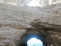 Apulien-Vieste-Ausfahrt von der Grotte.JPG