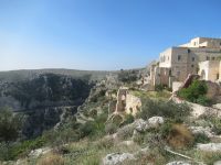 Apulien-Kloster Pulsano -auf der Felsenklippe.JPG