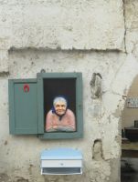 Matera - ich beobachte die Touristen.JPG