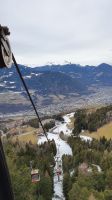 Blick auf Brixen aus der Seilbahn