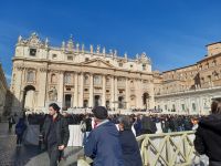 Papst Audienz am Petersplatz 