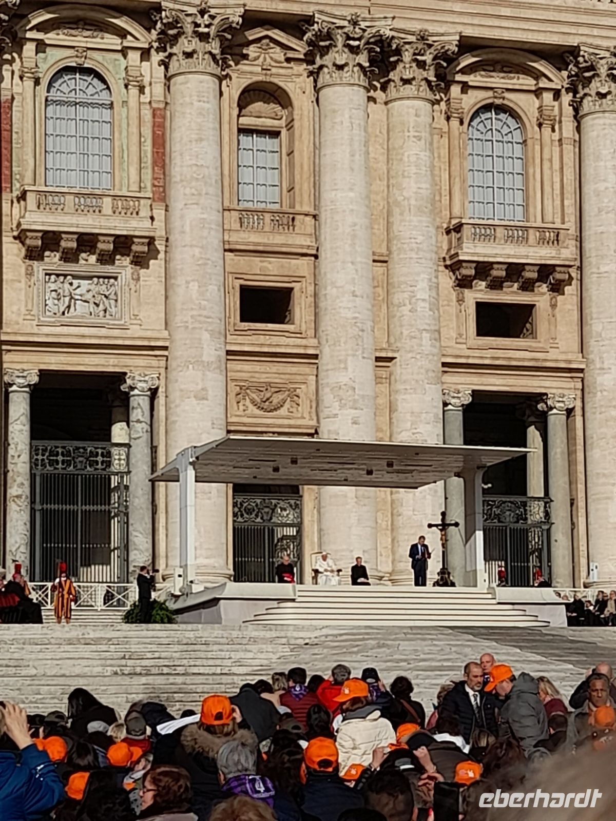 Papst Audienz am Petersplatz 