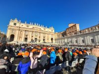 Papst Audienz am Petersplatz 