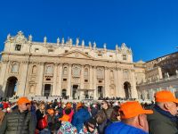 Papst Audienz am Petersplatz 