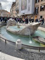 Barkasse an Spanischer Treppe