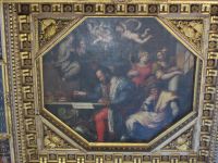 Palazzo Vecchio: Saal der Fünfhundert: Cosimo studiert die Einnahme Sienas