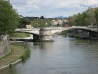 Tiber mit einziger Insel