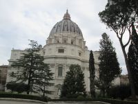 Vatikanische Gärten: Petersdom