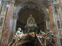 Berninis Grab für Papst Alexander VII.