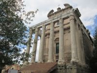 Forum Romanum: Tempel Augustinus und Faustina