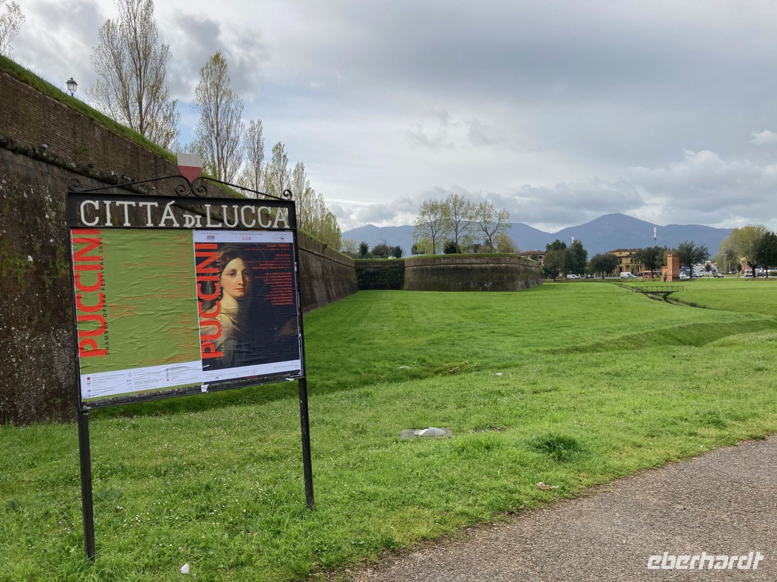 3. Reisetag – Stadtführung in Lucca – Stadtmauer