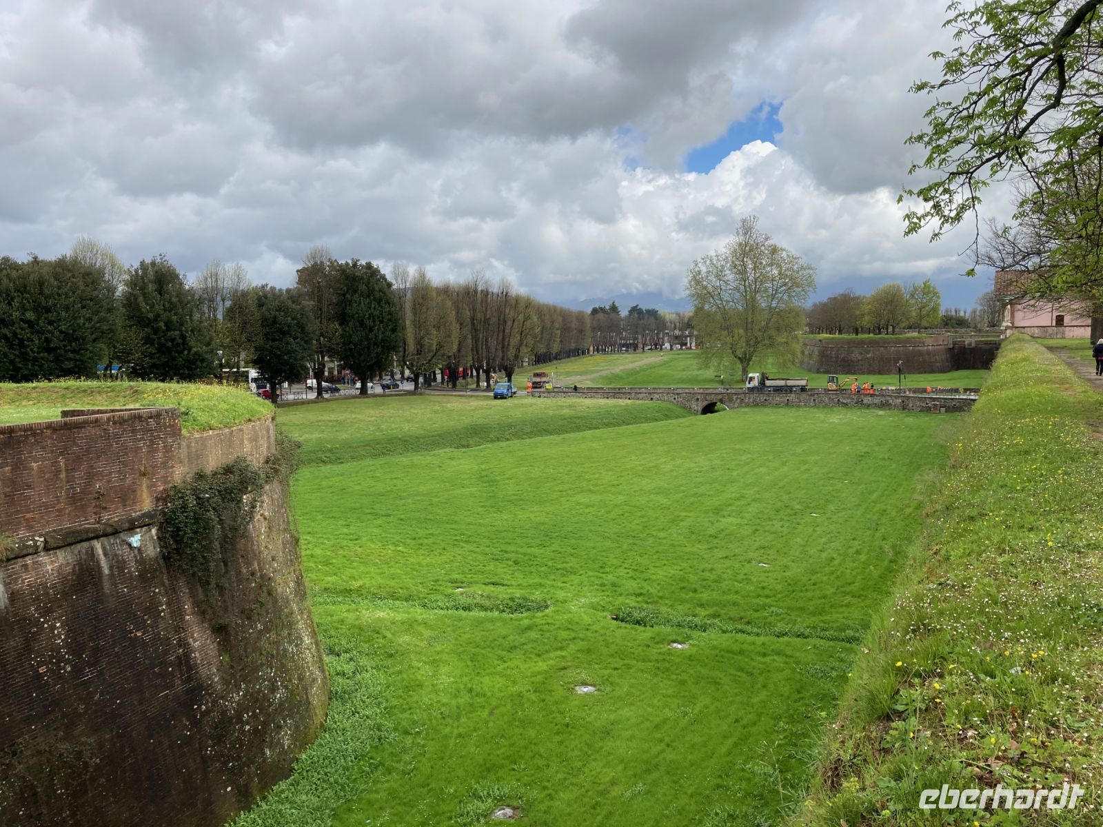 3. Reisetag – Stadtführung in Lucca – Stadtmauer