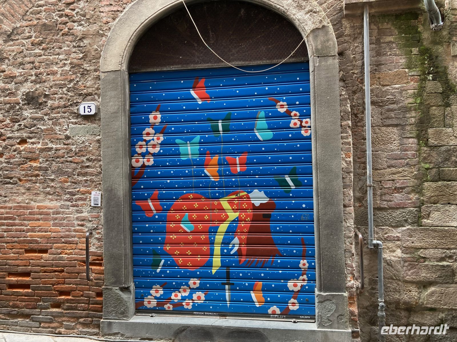 3. Reisetag – Stadtführung in Lucca – Wandgemälde zu Madame Butterfly