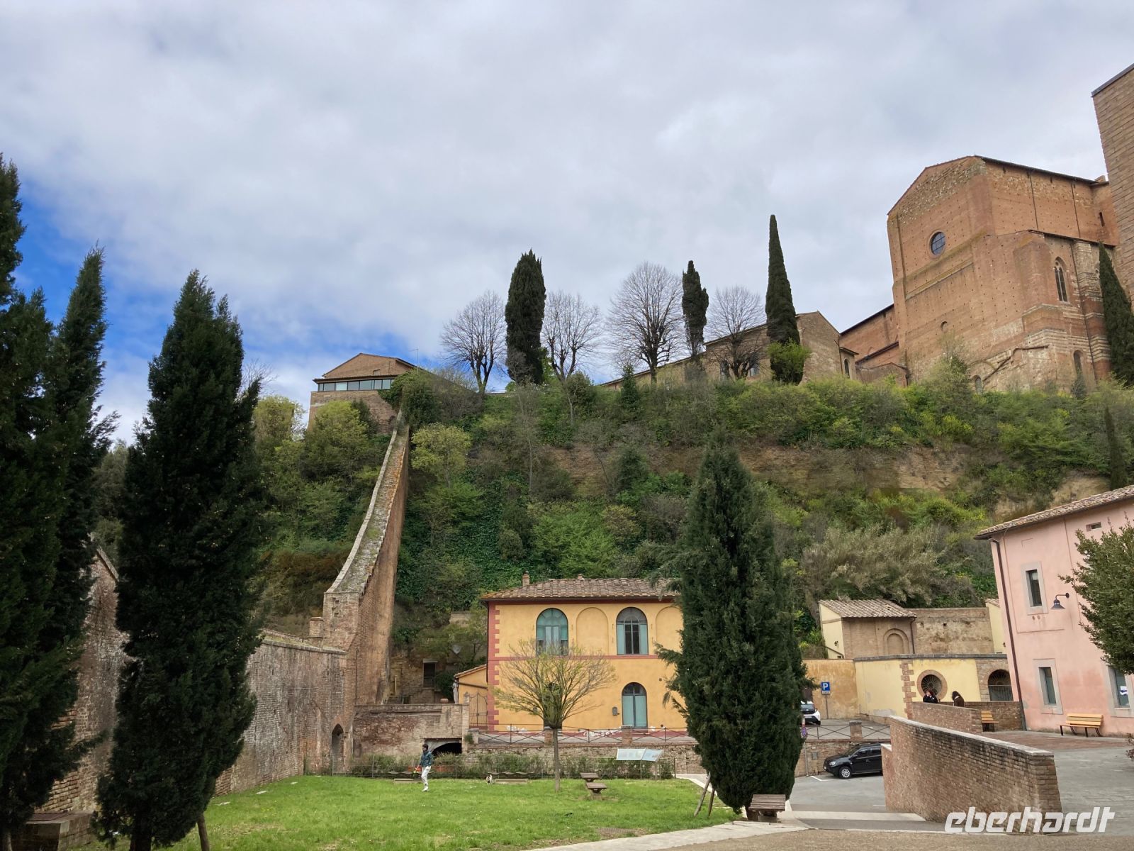 4. Reisetag – Stadtführung durch Siena – Ende der Führung an der Stadtmauer