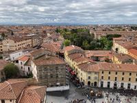 5. Reisetag – Besuch von Pisa – Blick vom Schiefen Turm auf die Altstadt