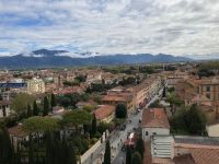 5. Reisetag – Besuch von Pisa – Blick vom Schiefen Turm auf die Altstadt