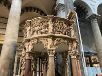 5. Reisetag – Besuch von Pisa – Kanzel von Giovanni Pisano im Dom Santa Maria Assunta