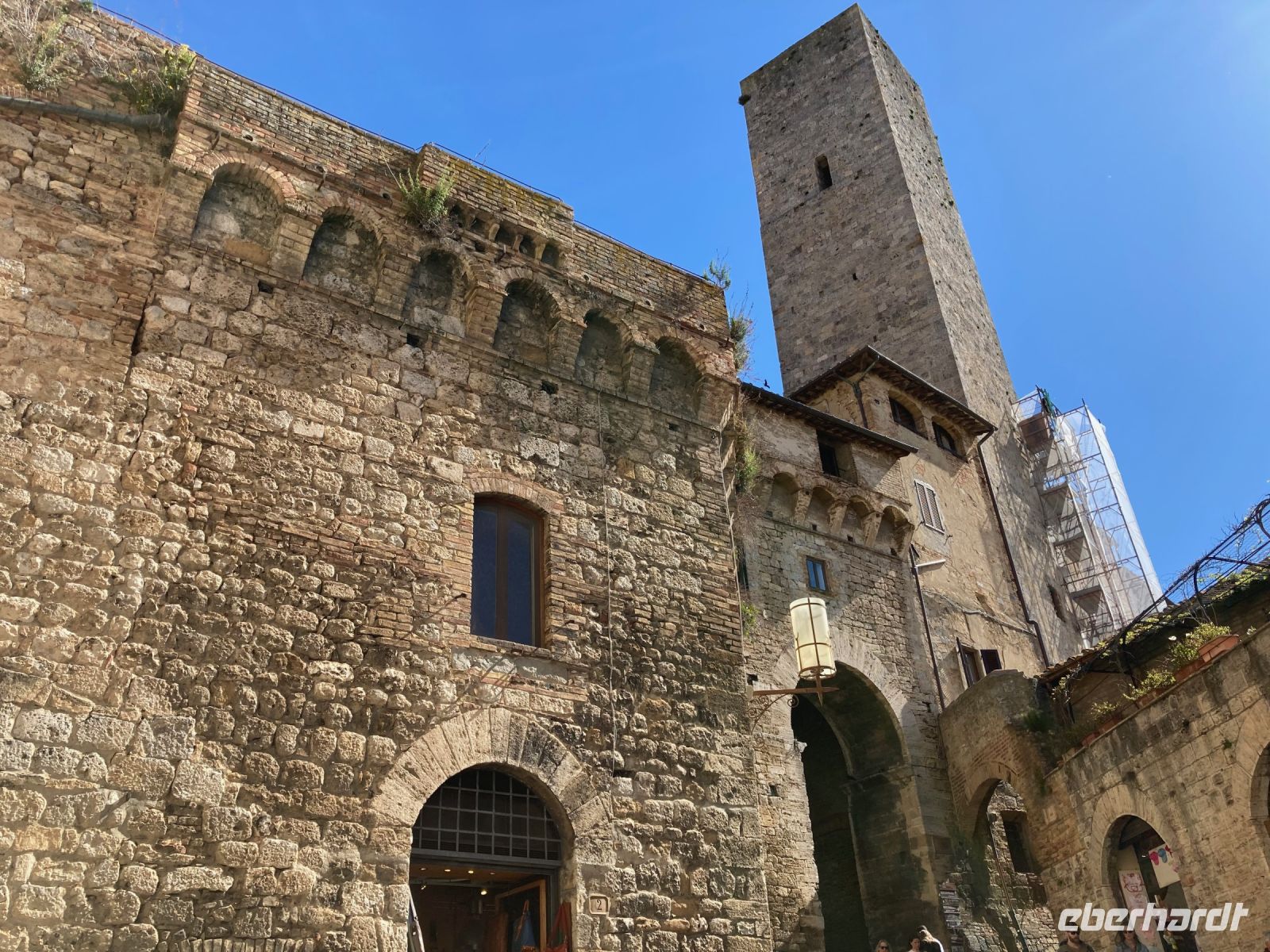 6. Reisetag – Stadtführung in San Gimignano – Via San Giovanni mit Torre dei Becci