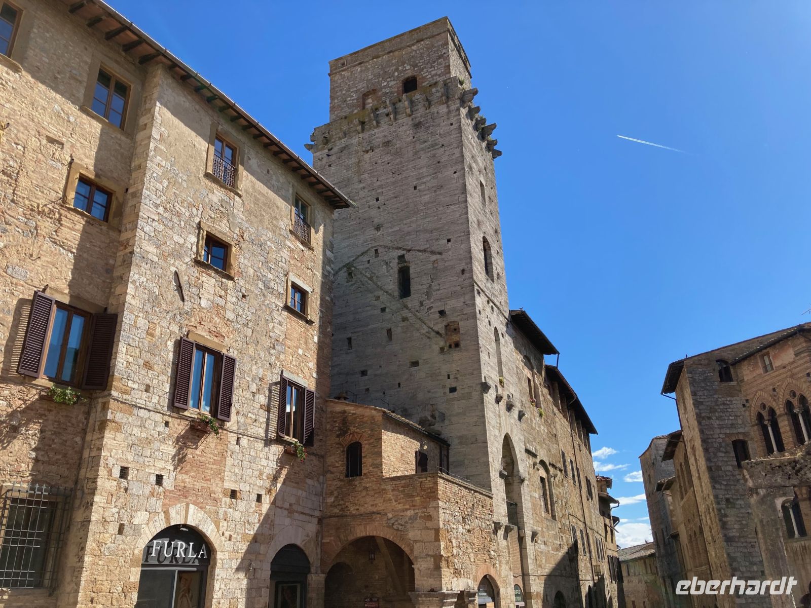 6. Reisetag – Stadtführung in San Gimignano – Piazza della Cisterna