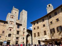 6. Reisetag – Stadtführung in San Gimignano – Piazza della Cisterna