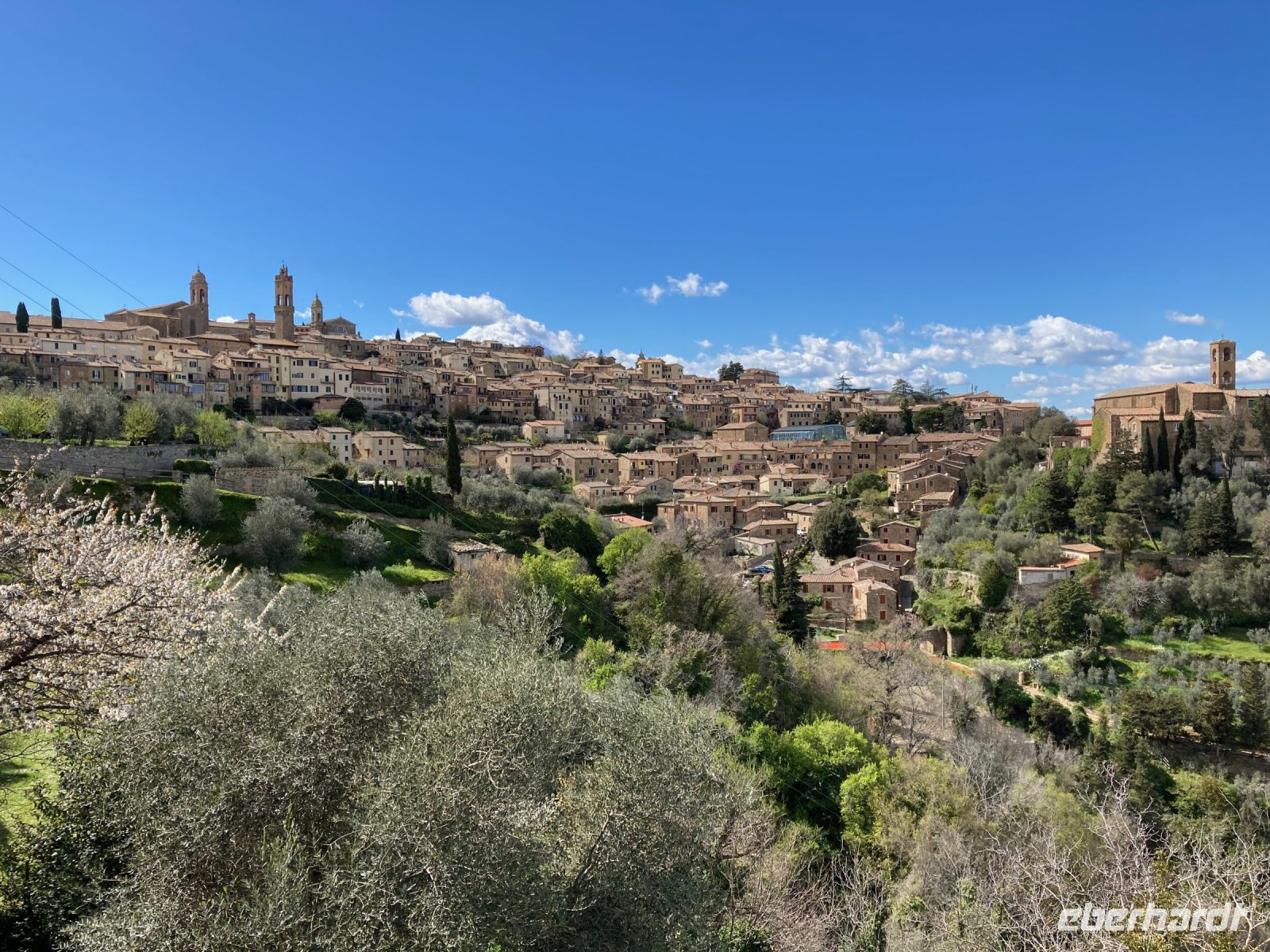 6. Reisetag – Freizeit in Monalcino – Altstadtpanorama